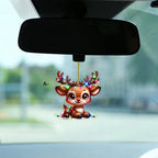 Cartoon Christmas Pendant 2D Flat Acrylic Christmas Decoration Xmas Tree Hanging Ornament 2025 Navidad Decor 2026 New Year Gifts