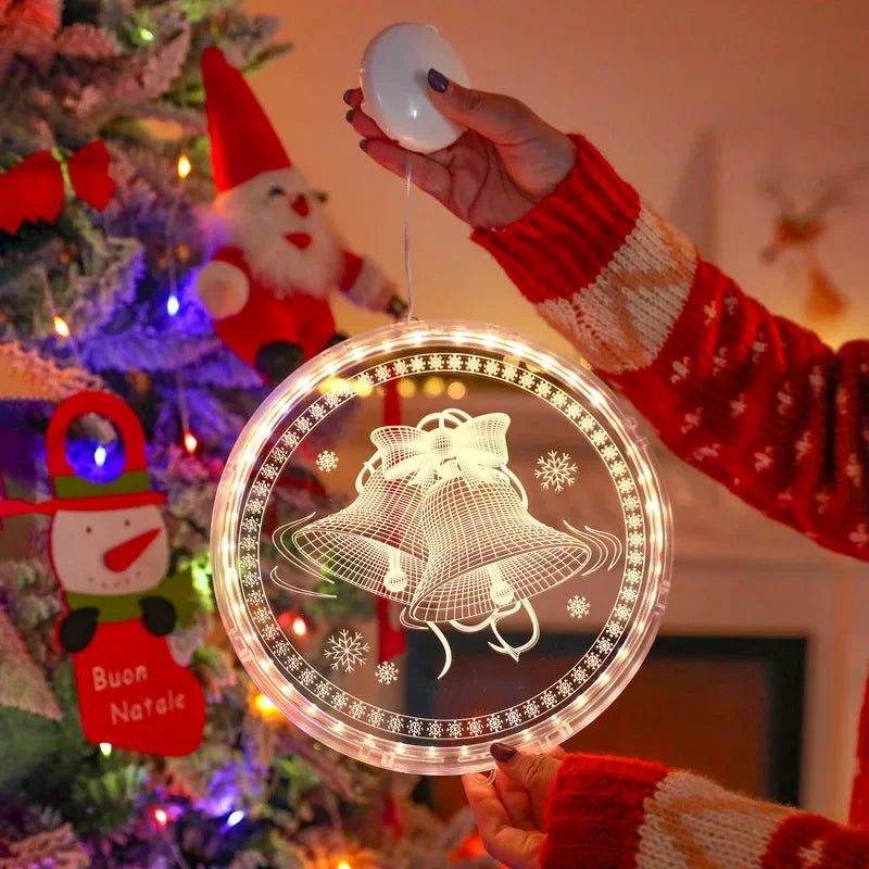 LED Christmas Atmosphere Decoration Colored Merry Christmas Light Emitting Letter LED Light 2025 Christmas Tree Night Decoration