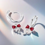 Christmas Bow Jewelry Set 925 Sterling Silver Fashion Earring Necklace Ring Bracelet Tie Set Original Women Fine Festival Gift