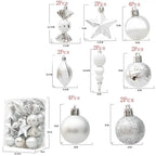 20/29pcs Christmas Ball Decoration Hanging Christmas Tree Pendant Ornaments For Home Room Decor New Year 2026 Gifts Accessories