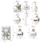 20/29pcs Christmas Ball Decoration Hanging Christmas Tree Pendant Ornaments For Home Room Decor New Year 2026 Gifts Accessories