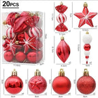 20/29pcs Christmas Ball Decoration Hanging Christmas Tree Pendant Ornaments For Home Room Decor New Year 2026 Gifts Accessories