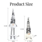 LED Christmas Decorations Light Bedroom Christmas Gnomes Plush Doll Ornaments Knited Elf Dwarf Gift Home Indoor Table Decor Lamp