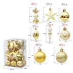20/29pcs Christmas Ball Decoration Hanging Christmas Tree Pendant Ornaments For Home Room Decor New Year 2026 Gifts Accessories
