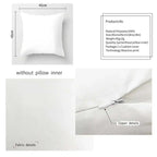 Decoración del hogar, regalos de Feliz Navidad y funda de almohada con bolas, funda de cojín con patrón adecuada