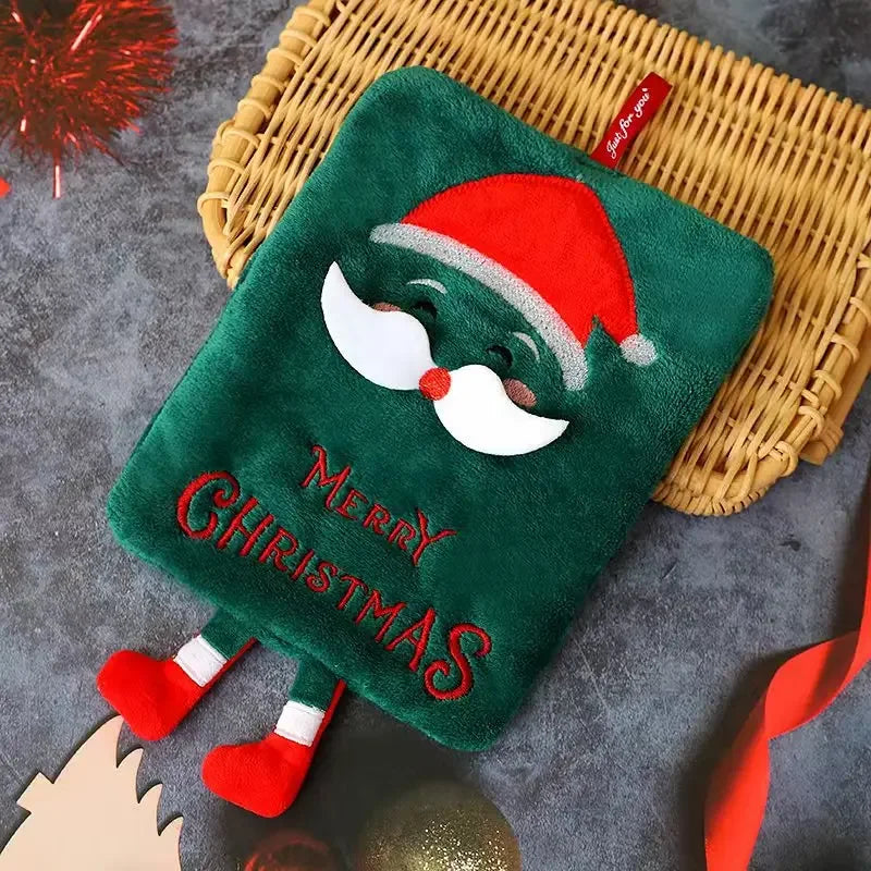 Xmas Cute Hanging Hand Towel: Thick Coral Fleece, Absorbent Quick-Dry Kitchen Rag, Christmas Home Decor & Friend Gift