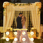 Solar Curtain Light LED Outdoor Waterproof 300leds Garland Decoration String Lights Yard Fairy Garland String Lights